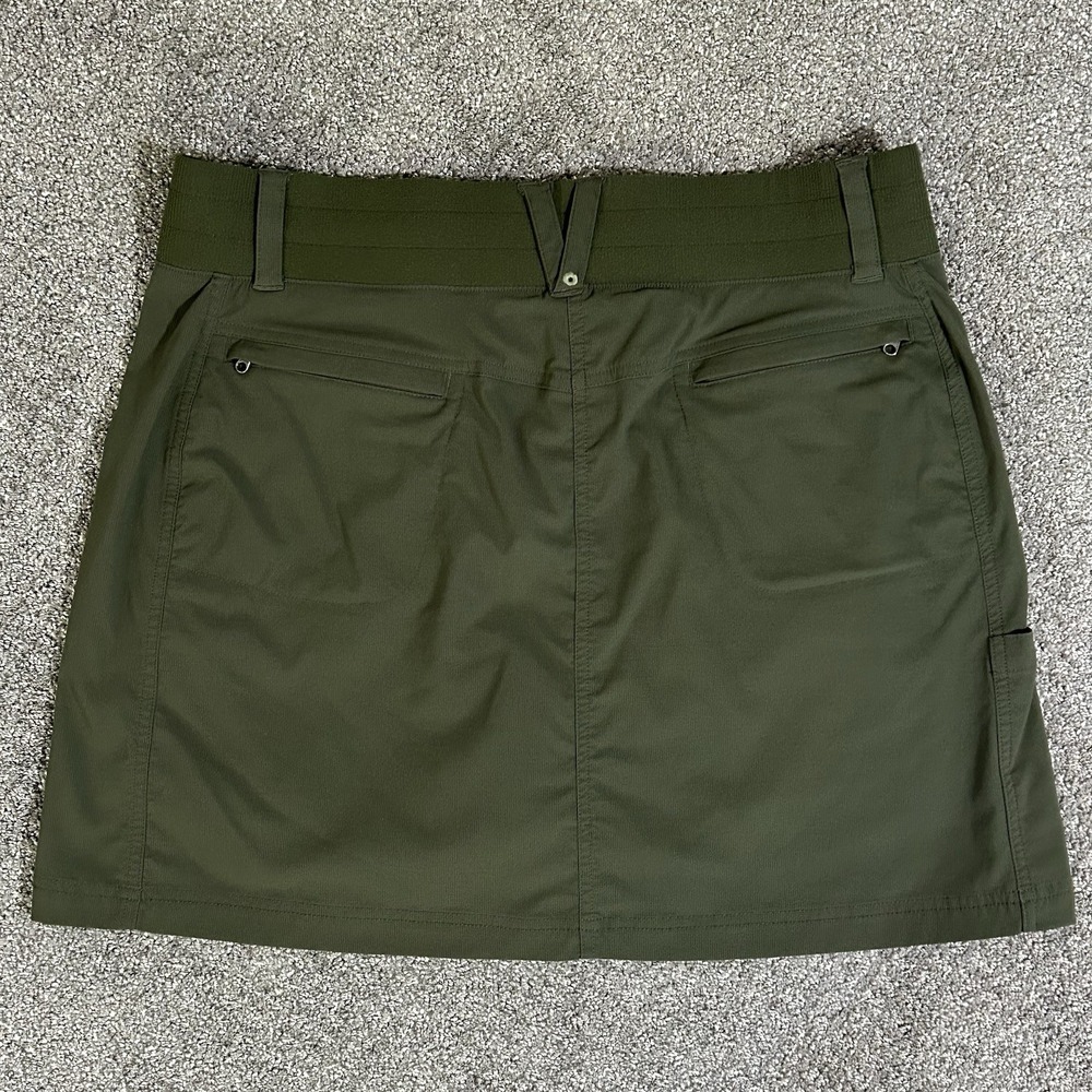 Title Nine Green Clamber Hiking/Climbing Skort Women's 14 Athletic Stretch Lined - Picture 2 of 10